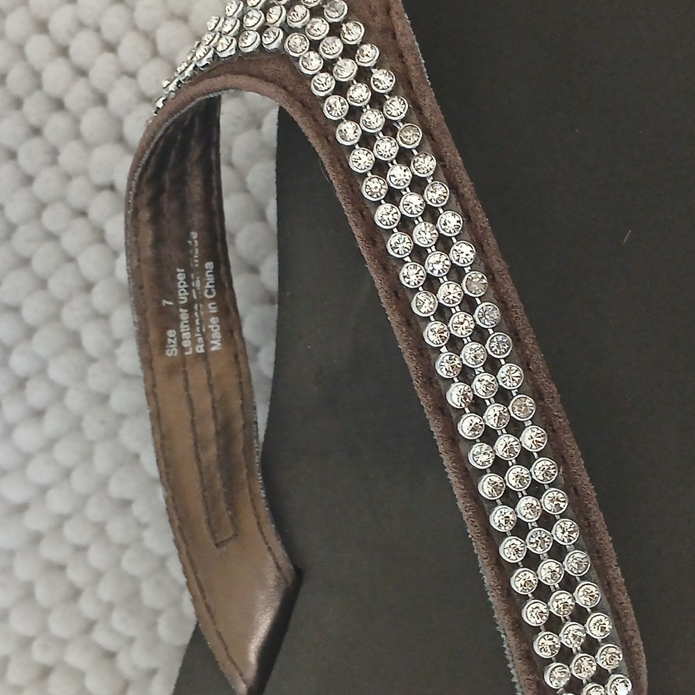 Volatile Rhinestone Flip Flops - Picture 8 of 13
